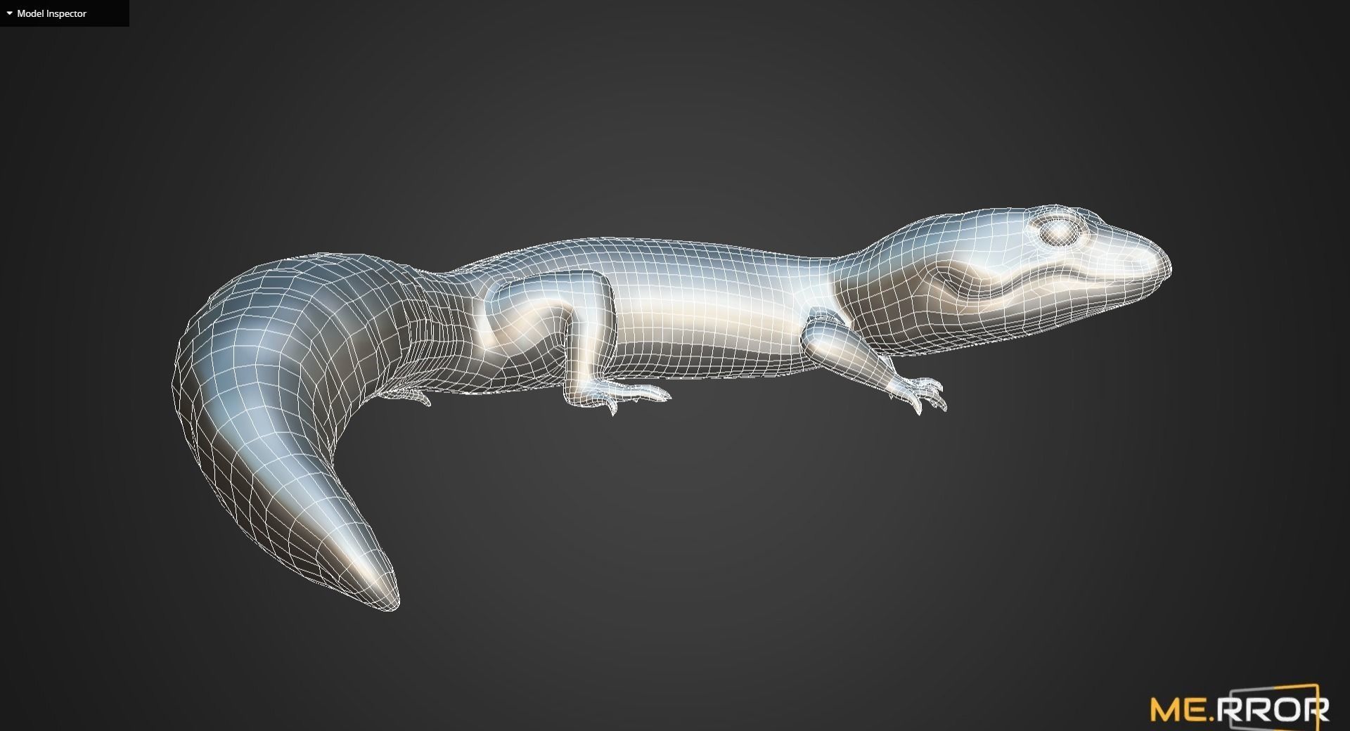 Game Ready Lizard Low-poly 3D model_10