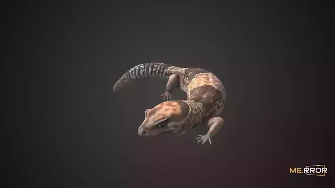 Game Ready Lizard Low-poly 3D model