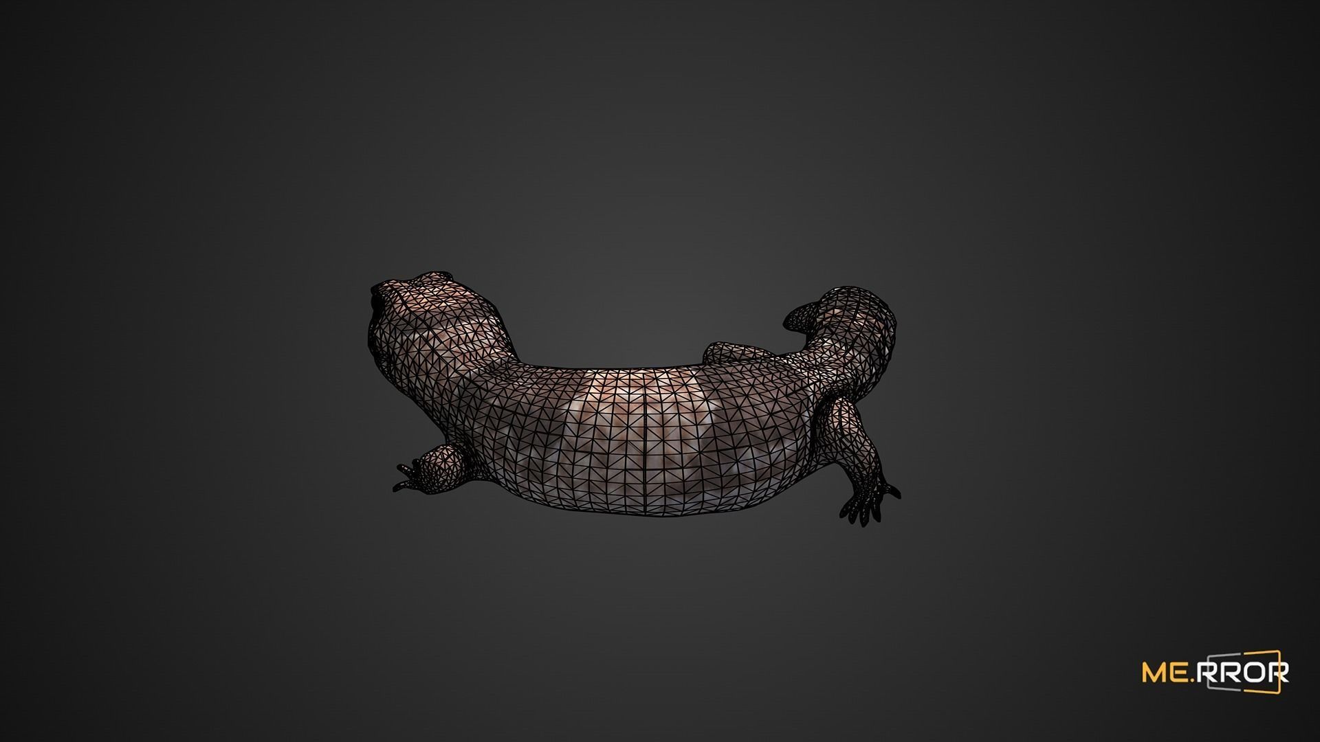 Game Ready Lizard Low-poly 3D model_4