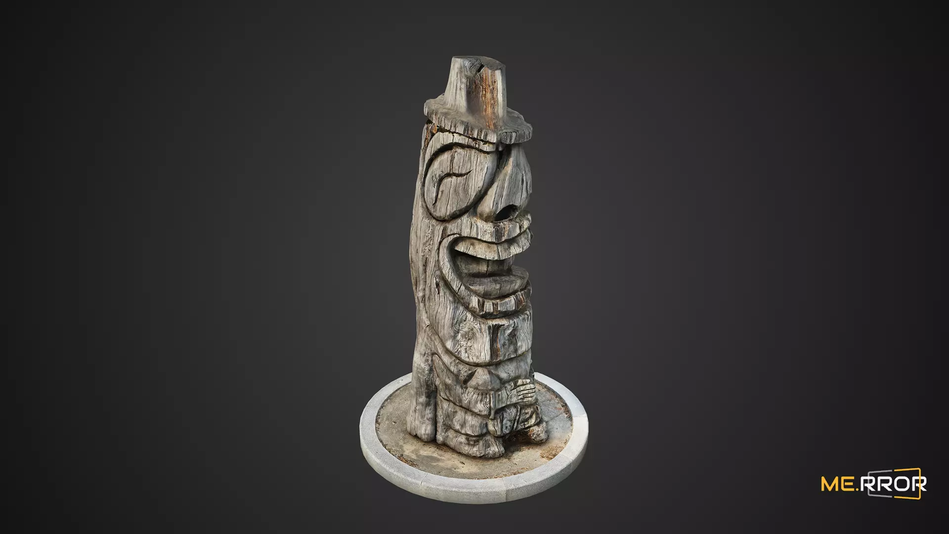 Game Ready Totem Low-poly 3D model_0