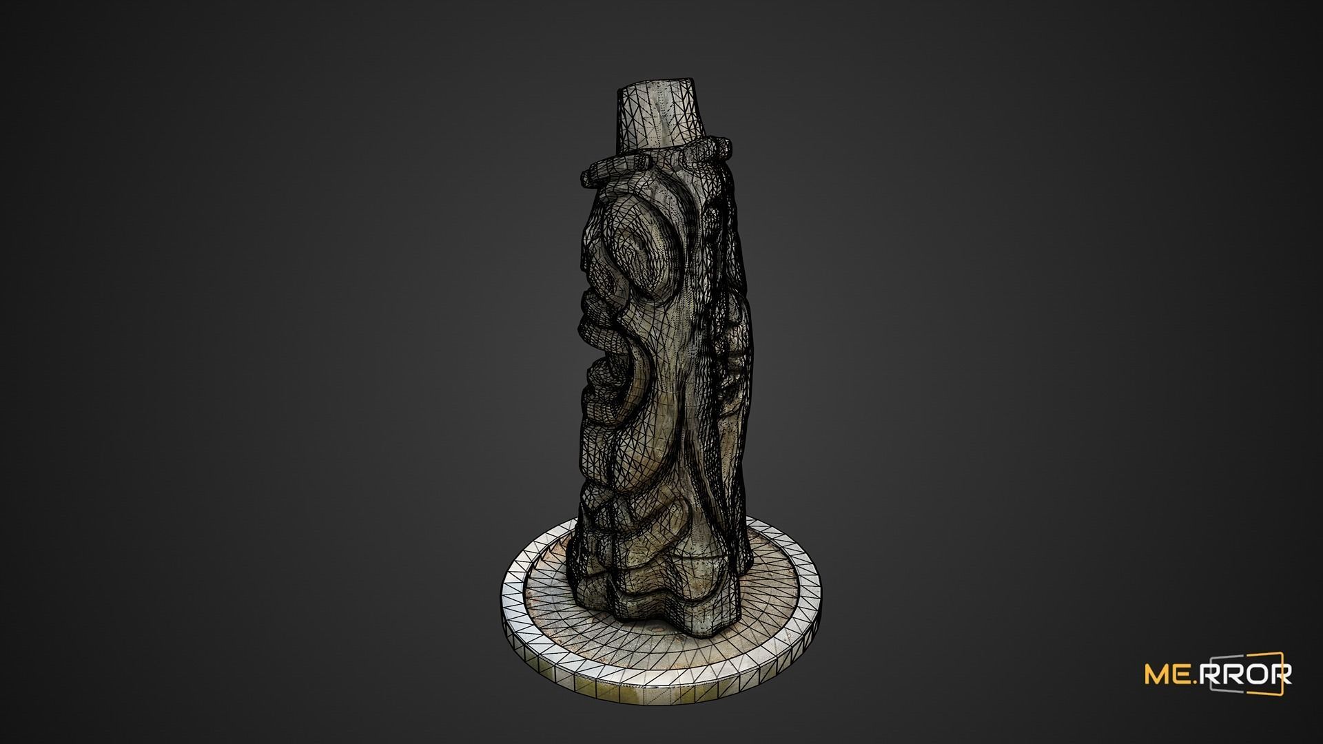 Game Ready Totem Low-poly 3D model_3