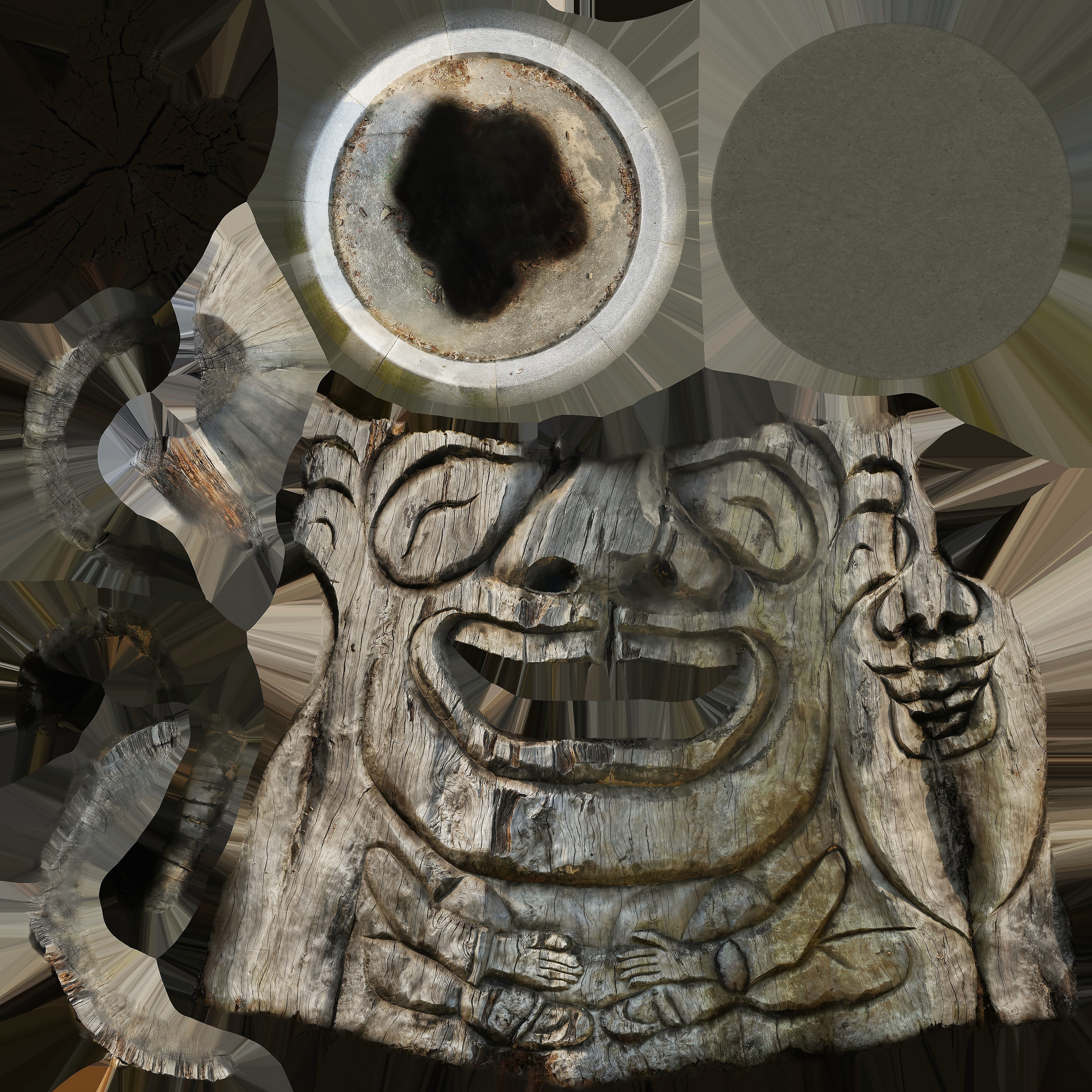 Game Ready Totem Low-poly 3D model_16