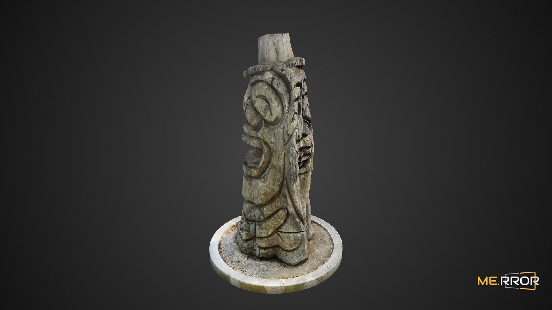 Game Ready Totem Low-poly 3D model_2