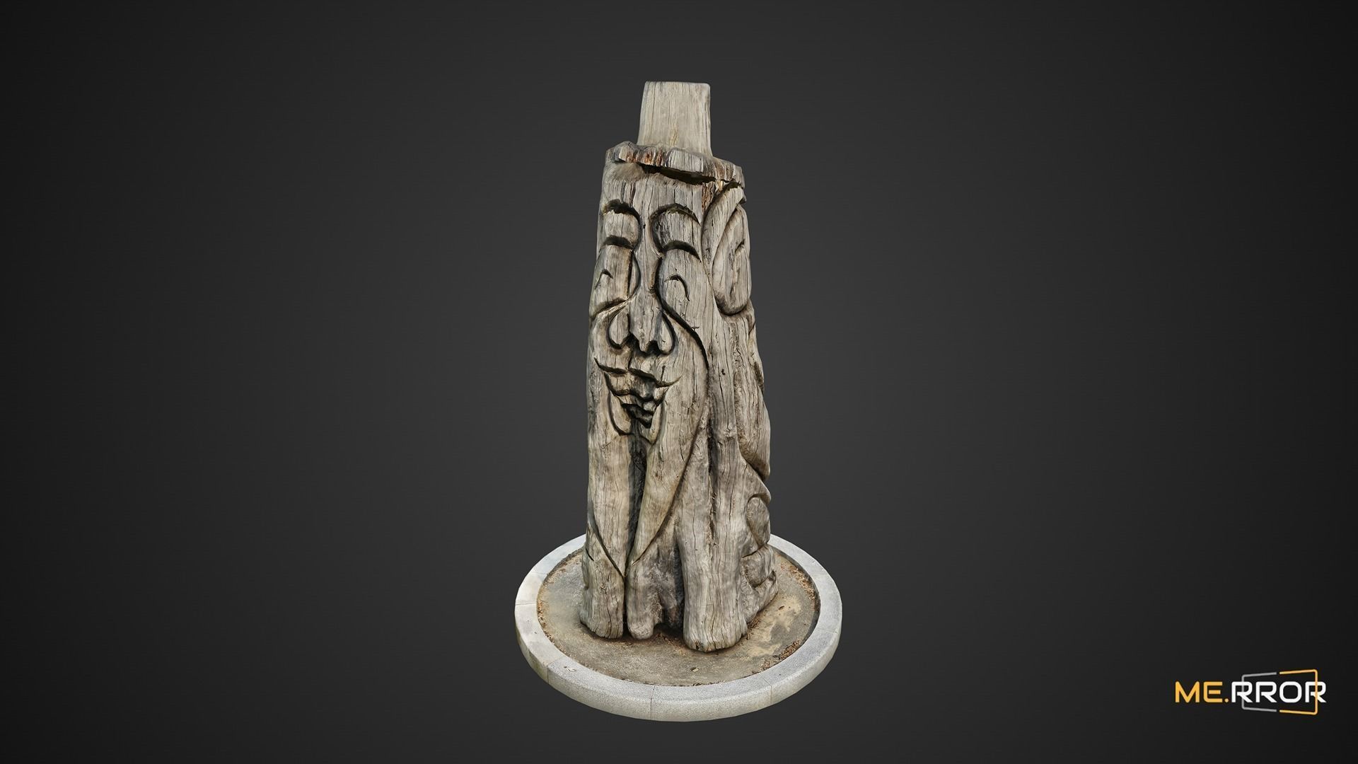 Game Ready Totem Low-poly 3D model_4