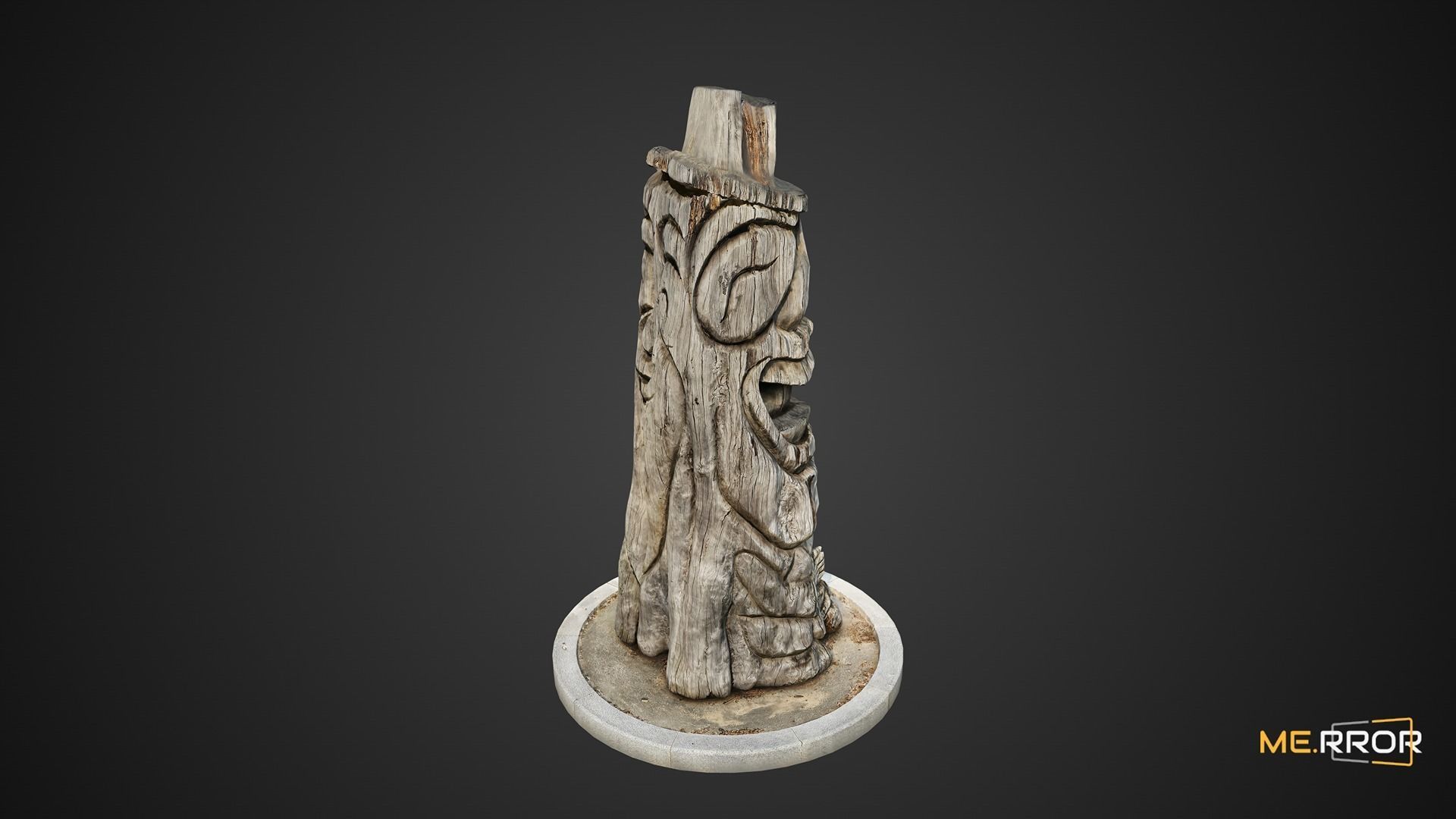 Game Ready Totem Low-poly 3D model_5
