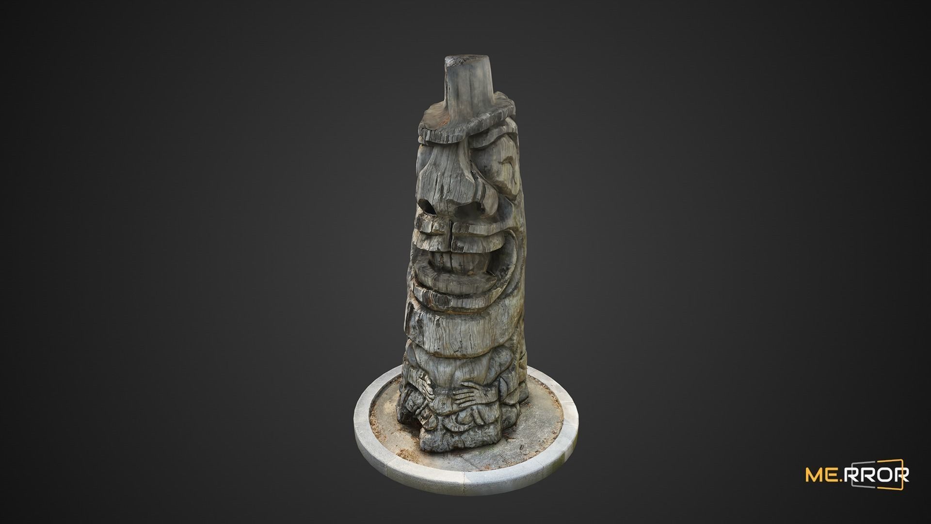 Game Ready Totem Low-poly 3D model_8