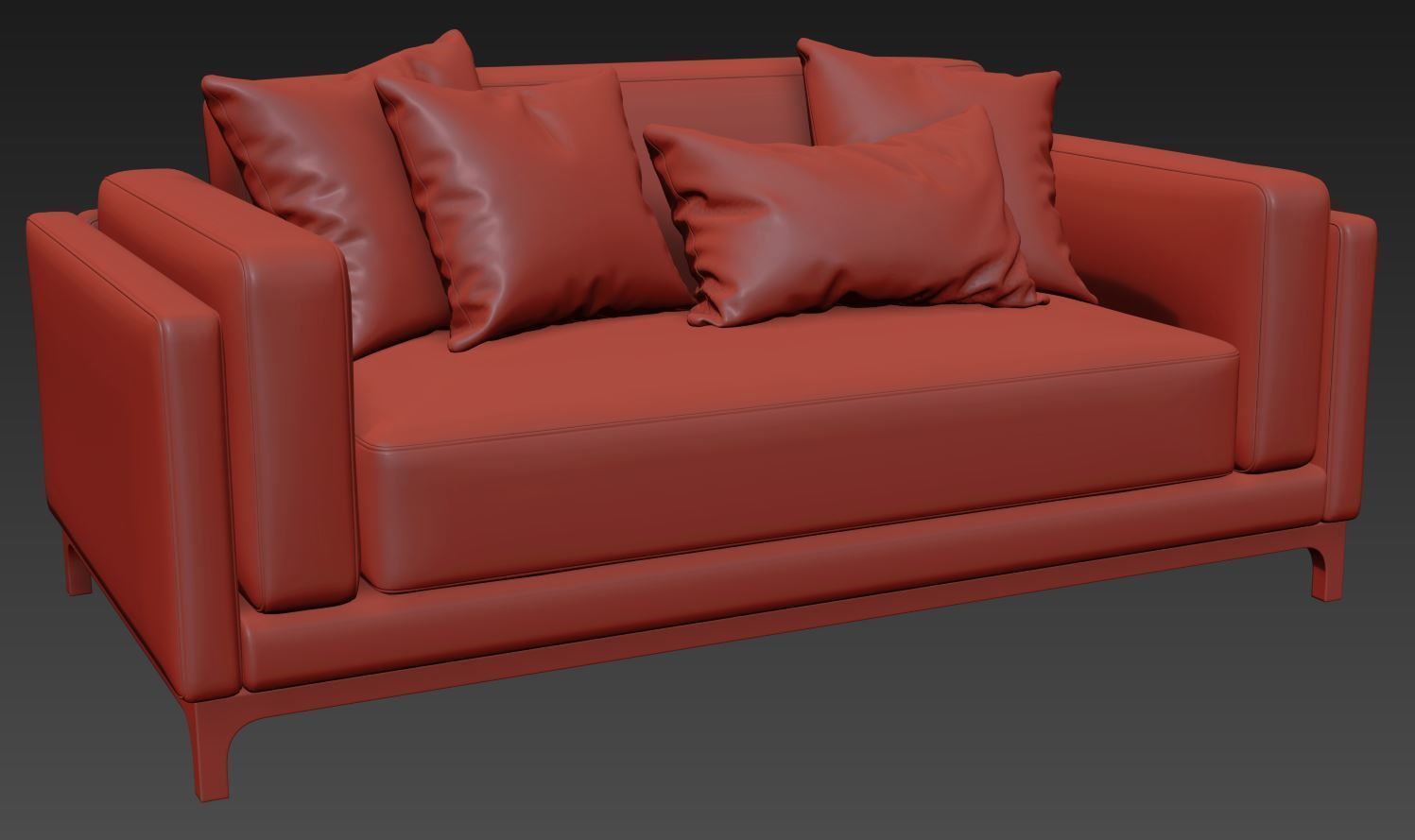 Sofa 180 cm Time By CTS SALOTTI 3D model_7