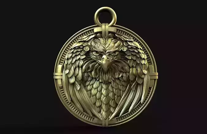 Eagle pendant 