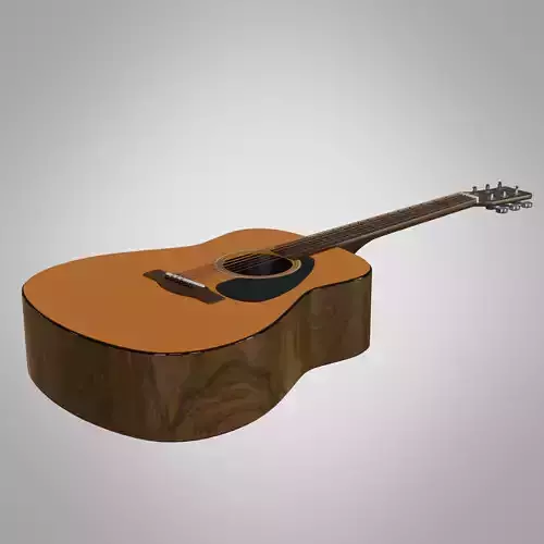 Acoustic Guitar Yamaha F310 3D model
