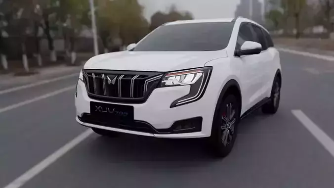 mahindra XUV700 Low-poly 3D model
