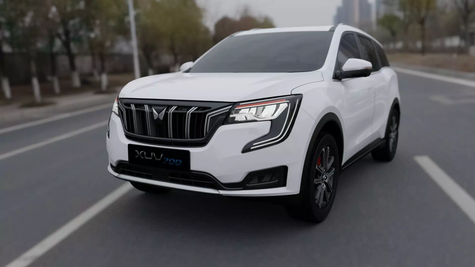 mahindra XUV700 Low-poly 3D model_0