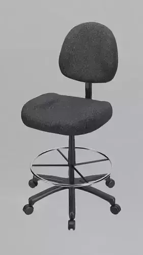 Soft chair for office 3D model