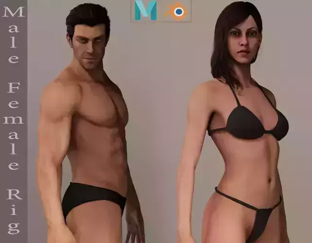 Male Female Base complete Rig
