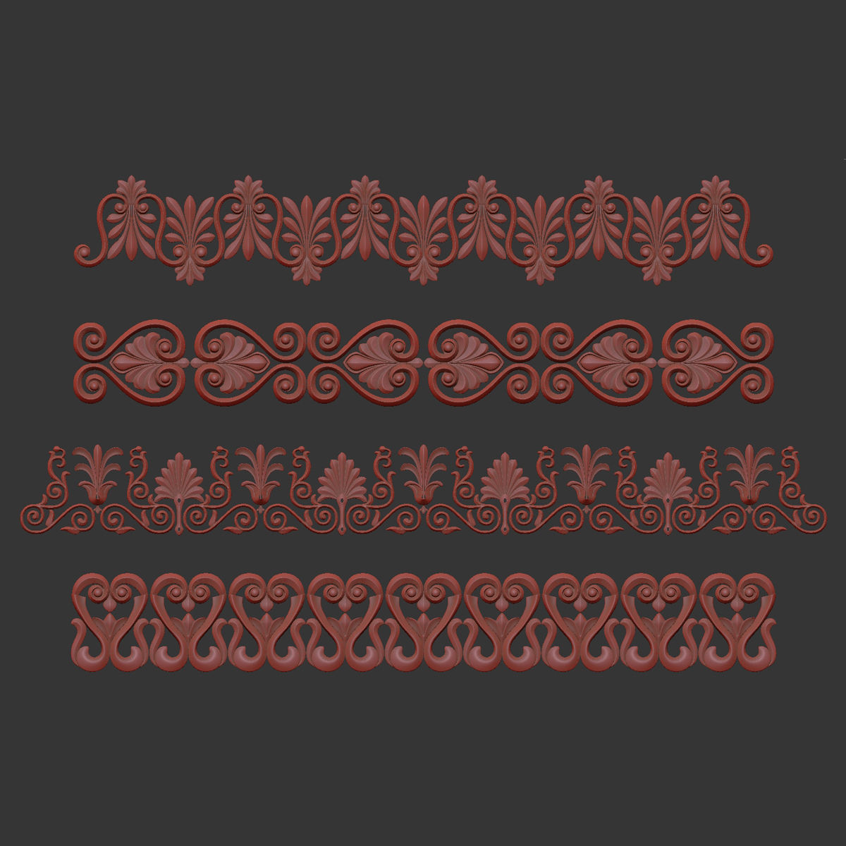 Path Ornament Pack 04 3D model_6