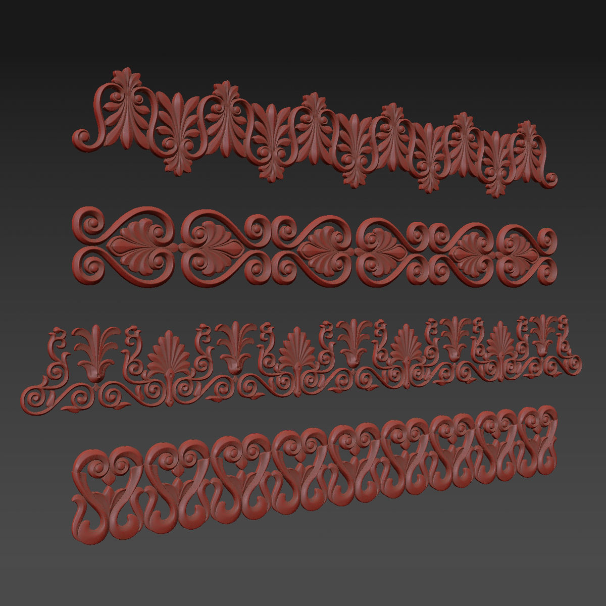 Path Ornament Pack 04 3D model_5