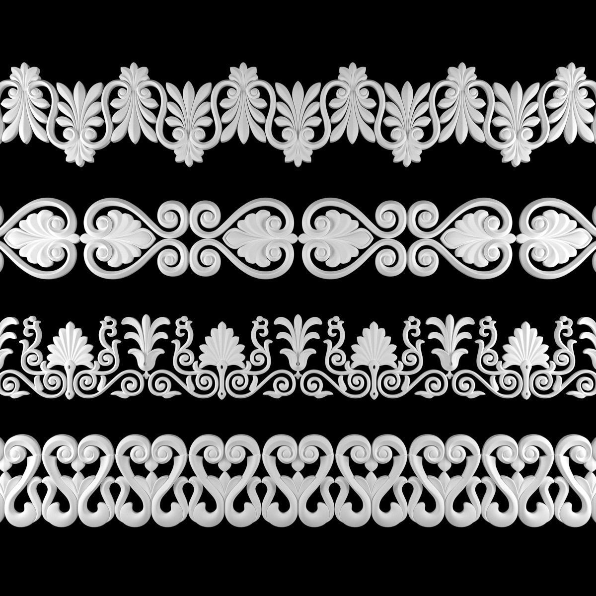 Path Ornament Pack 04 3D model_2