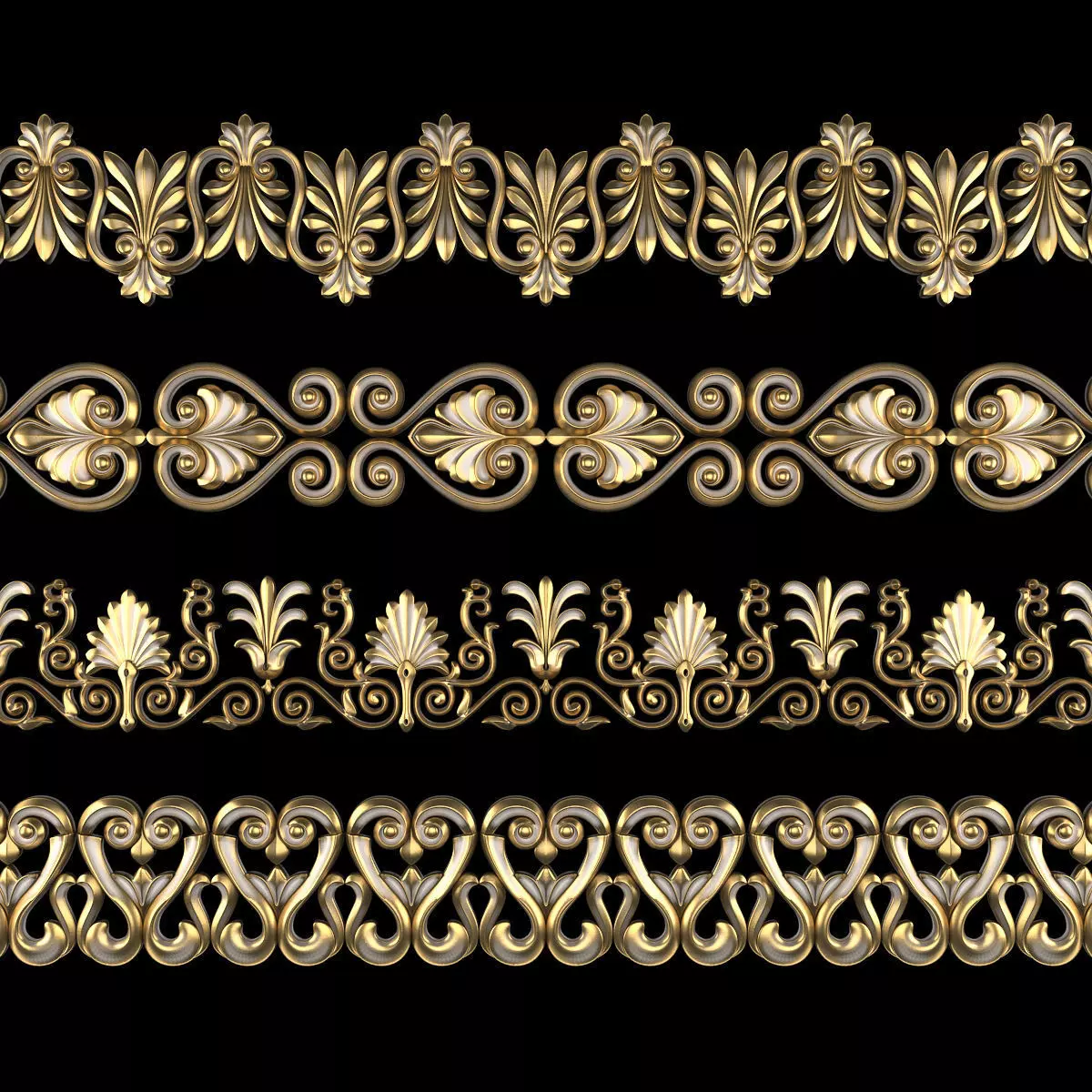 Path Ornament Pack 04 3D model_0