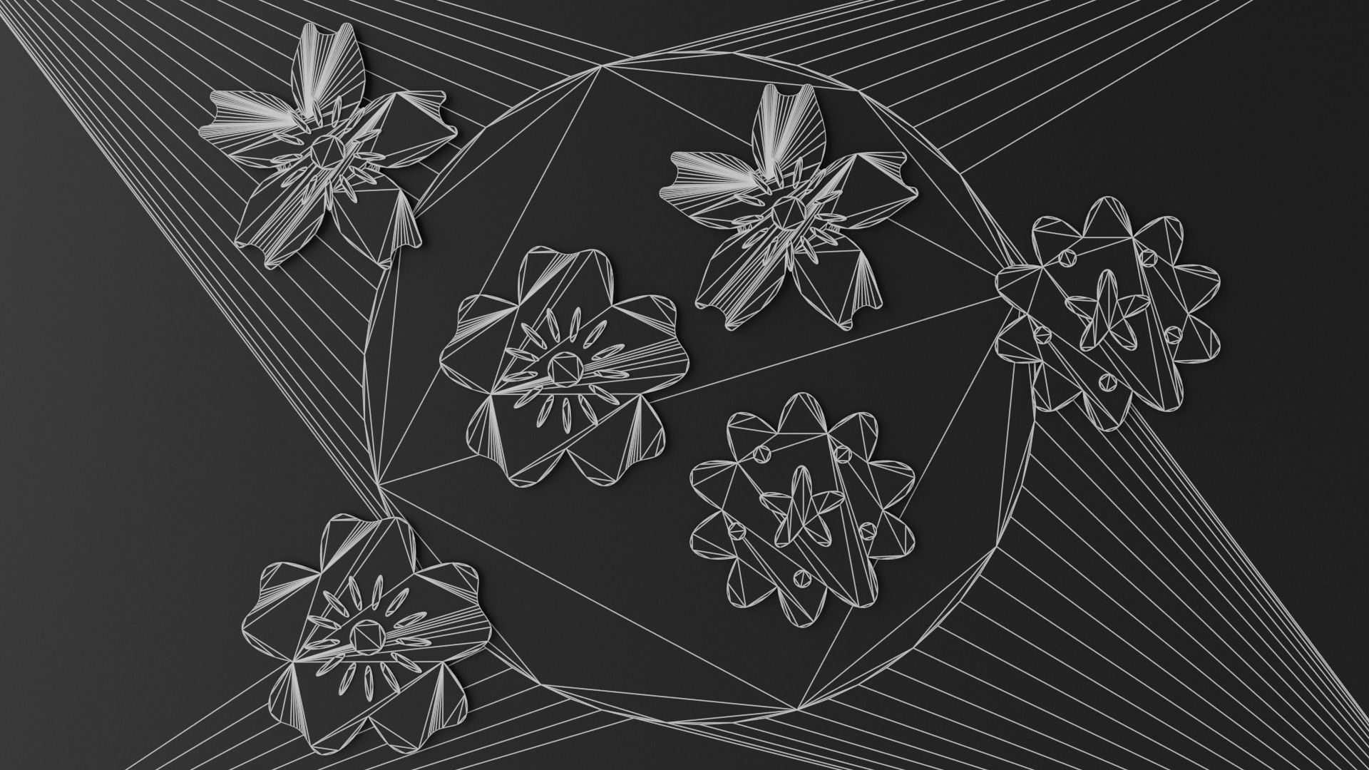 3D model Cartoon Cherry Blossom Flower Sakura VR / AR / low-poly | CGTrader