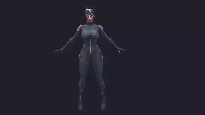 catwoman   Low-poly 3D model