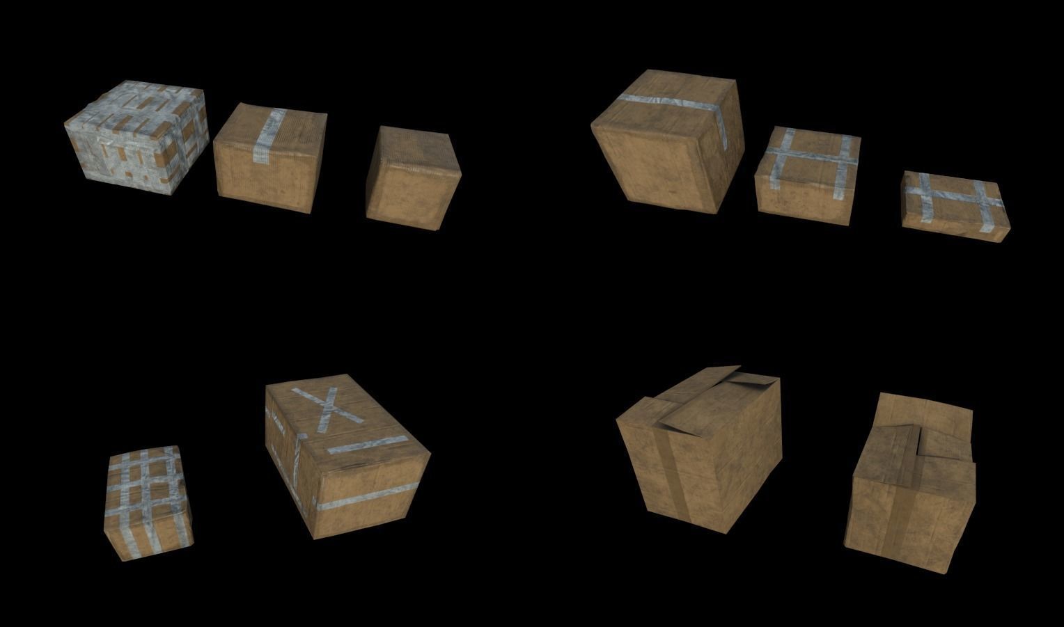 Modular Horror Hospital Pack Low-poly 3D model_29