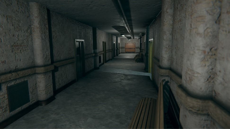 Modular Horror Hospital Pack Low-poly 3D model_8