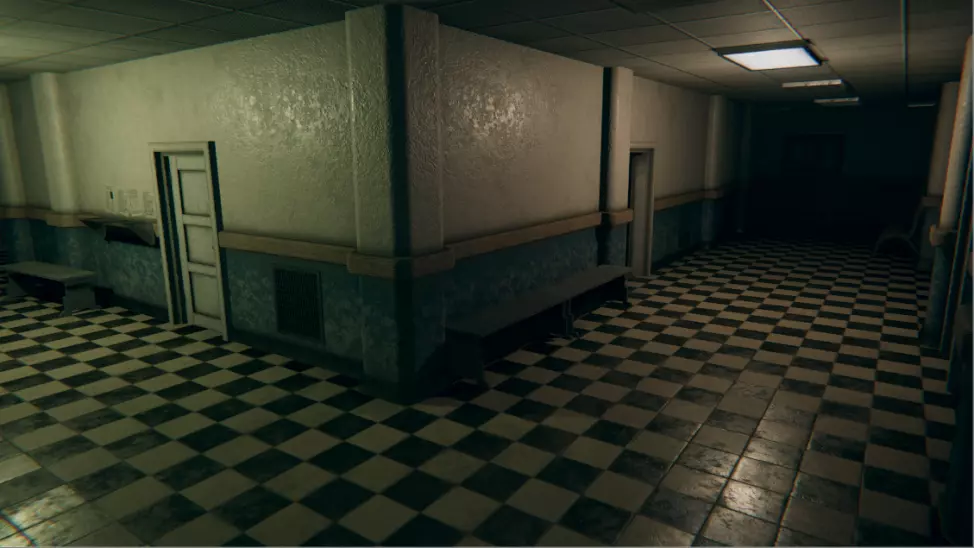 Modular Horror Hospital Pack Low-poly 3D model_0