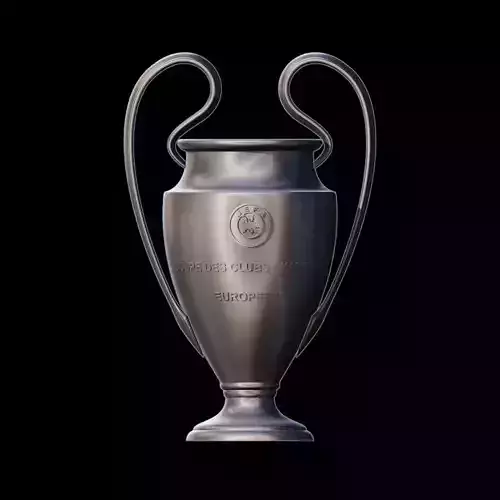 The UEFA Champions League Trophy Replica Printable STL 3D print model