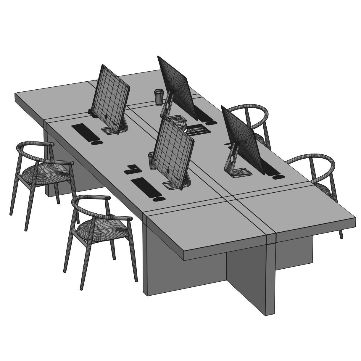 Workplace 13 3D model_5