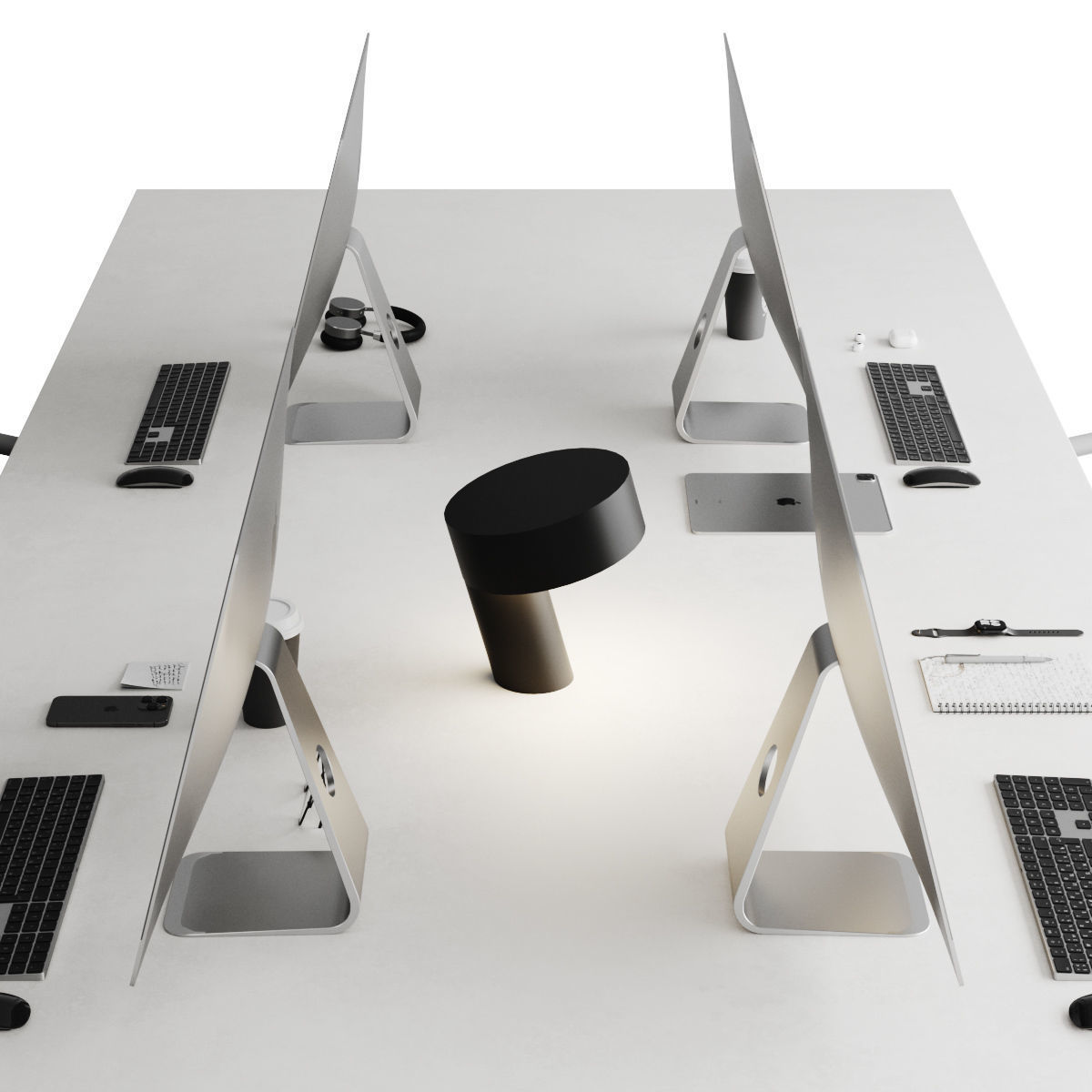 Workplace 13 3D model_4