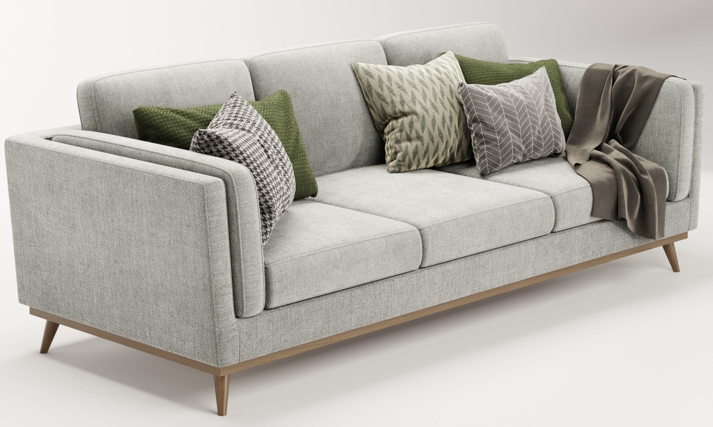 Kassia Linen sofa 3D model_4
