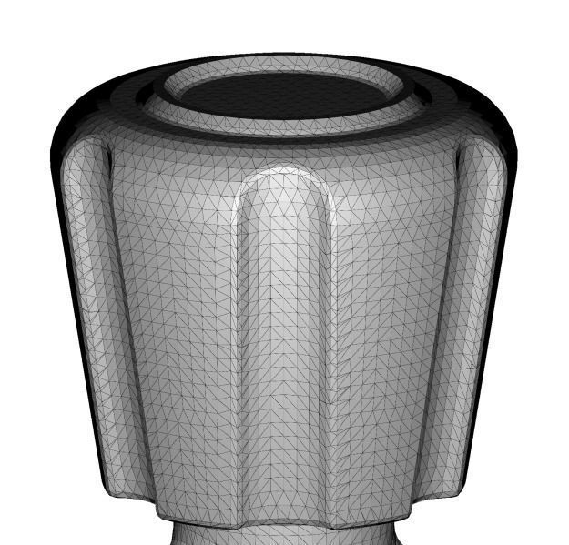 PVC Washing Machine Tap 3D model_5