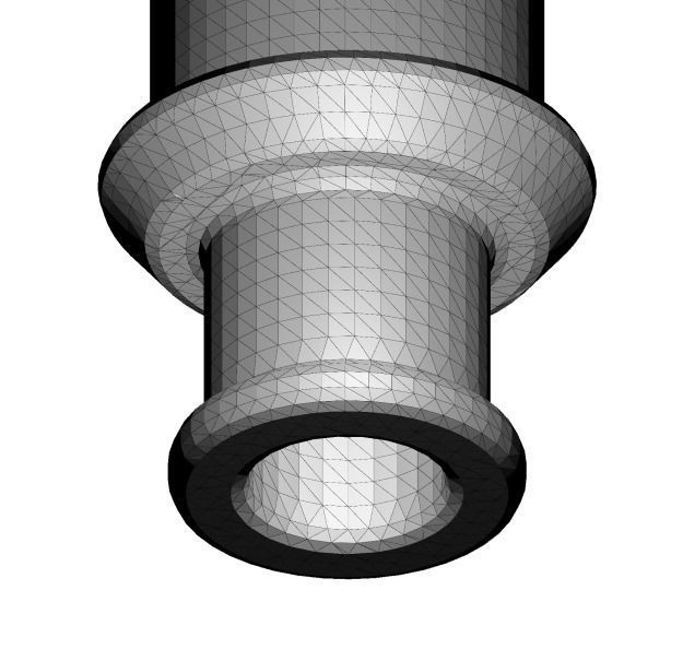 PVC Washing Machine Tap 3D model_7