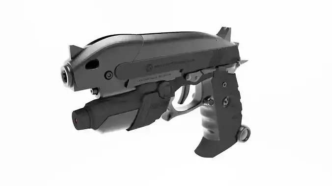 DNA2- Karin-Aoi-PROP-Pistol- GunlikeObject 3D print model