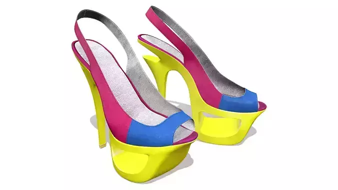 Womens Fancy Colorful Suede Peeptoe Pumps
