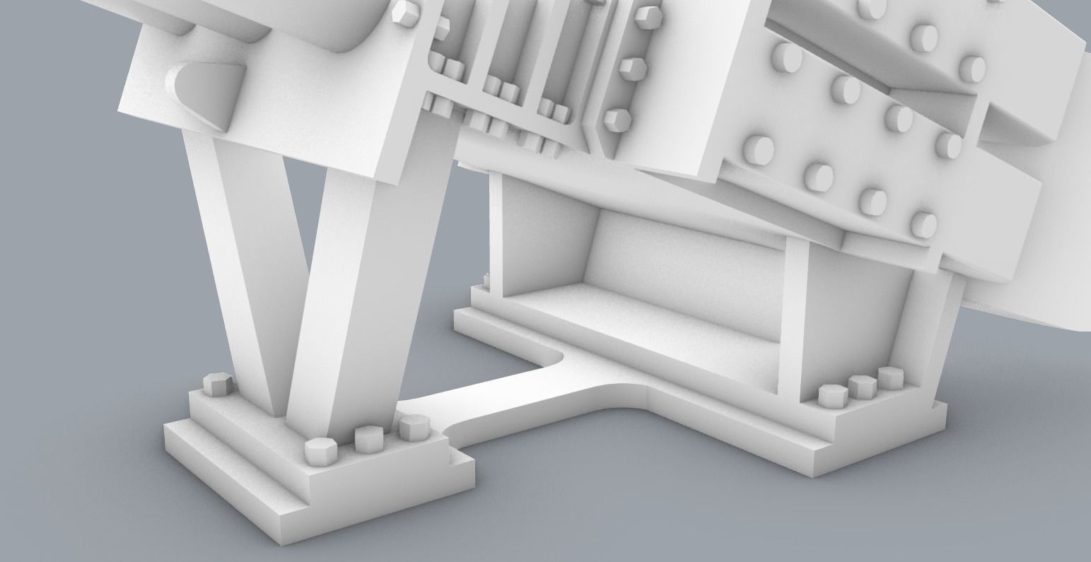 BAE Systems Shield MK2 Decoy Launchers Low-poly 3D model_2