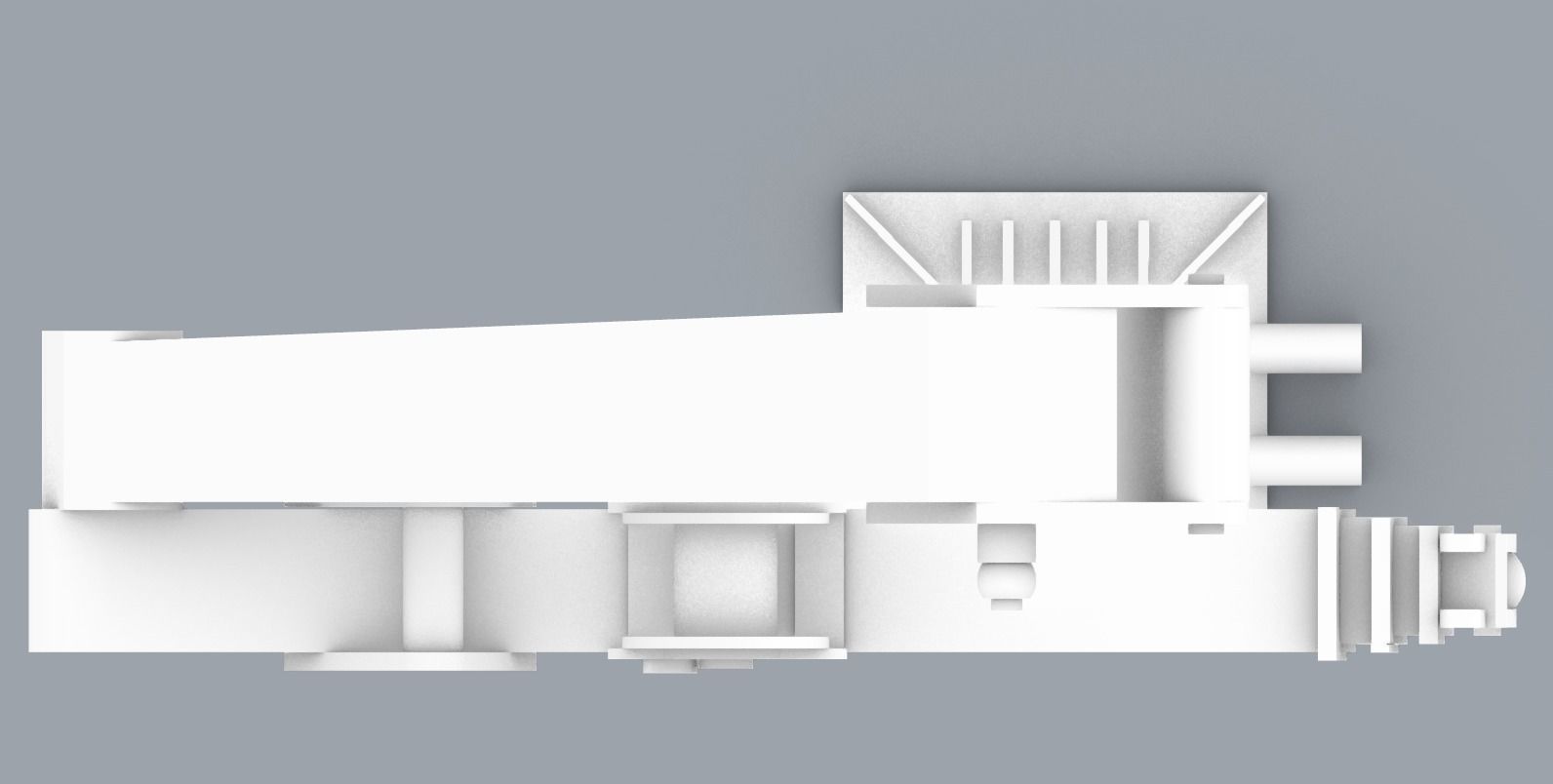 Palfinger Loading Crane Low-poly 3D model_10