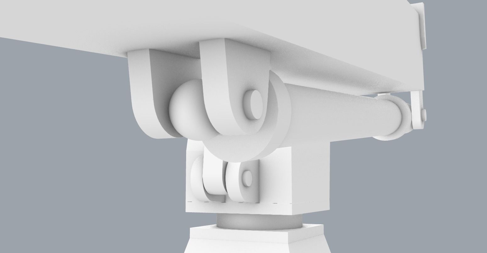 Palfinger Loading Crane Low-poly 3D model_4