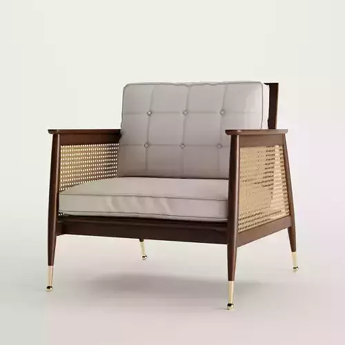 Anthropologie Nadia Caned Accent Chair