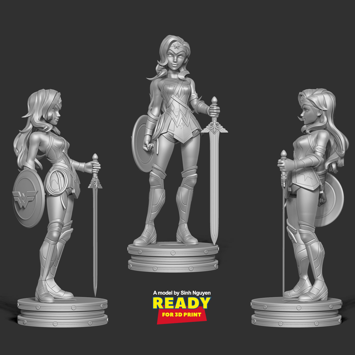 Wonder Woman - MultiVersus Fanart 3D print model_4