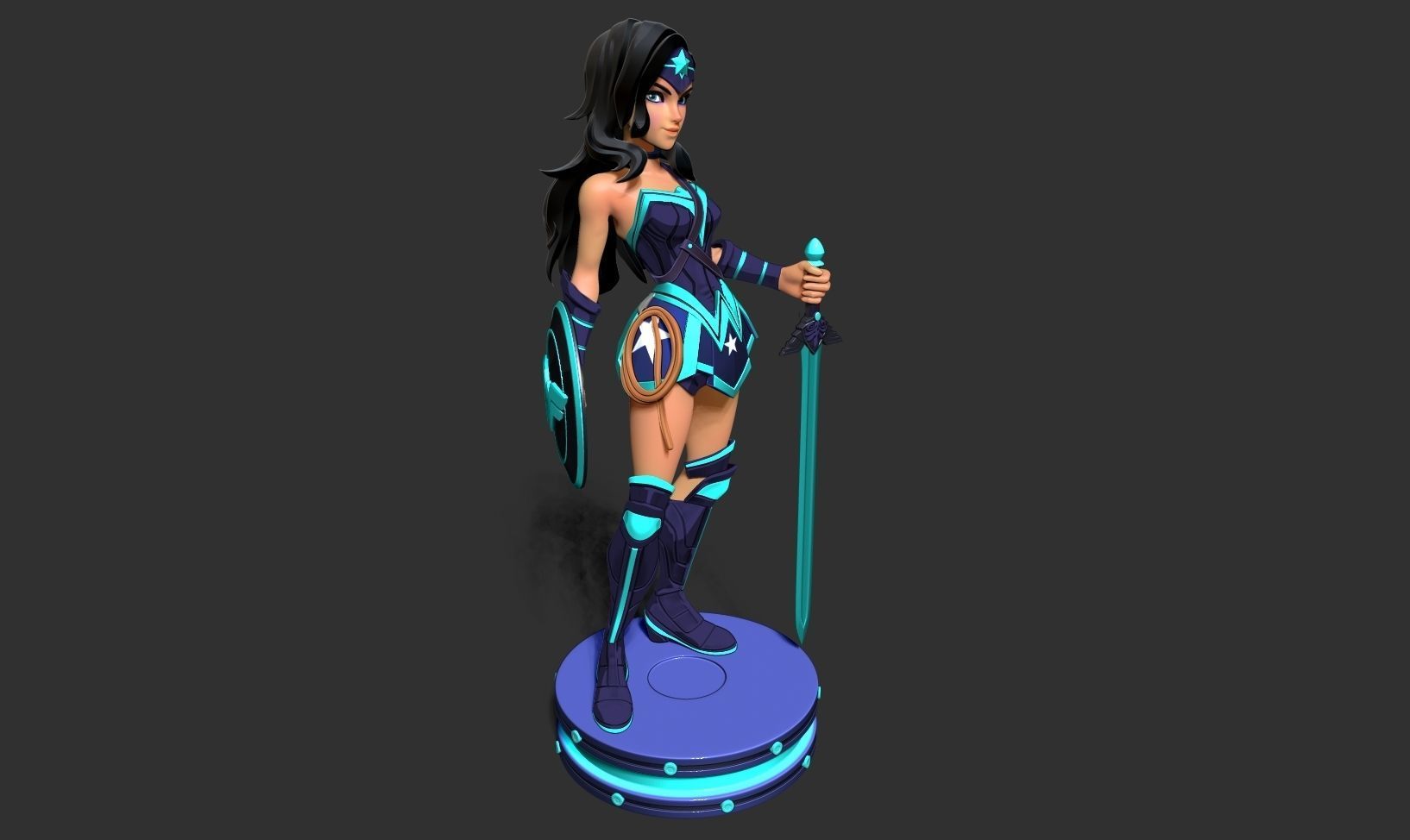 Wonder Woman - MultiVersus Fanart 3D print model_16