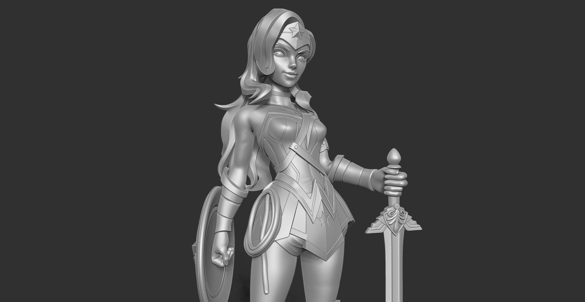Wonder Woman - MultiVersus Fanart 3D print model_8