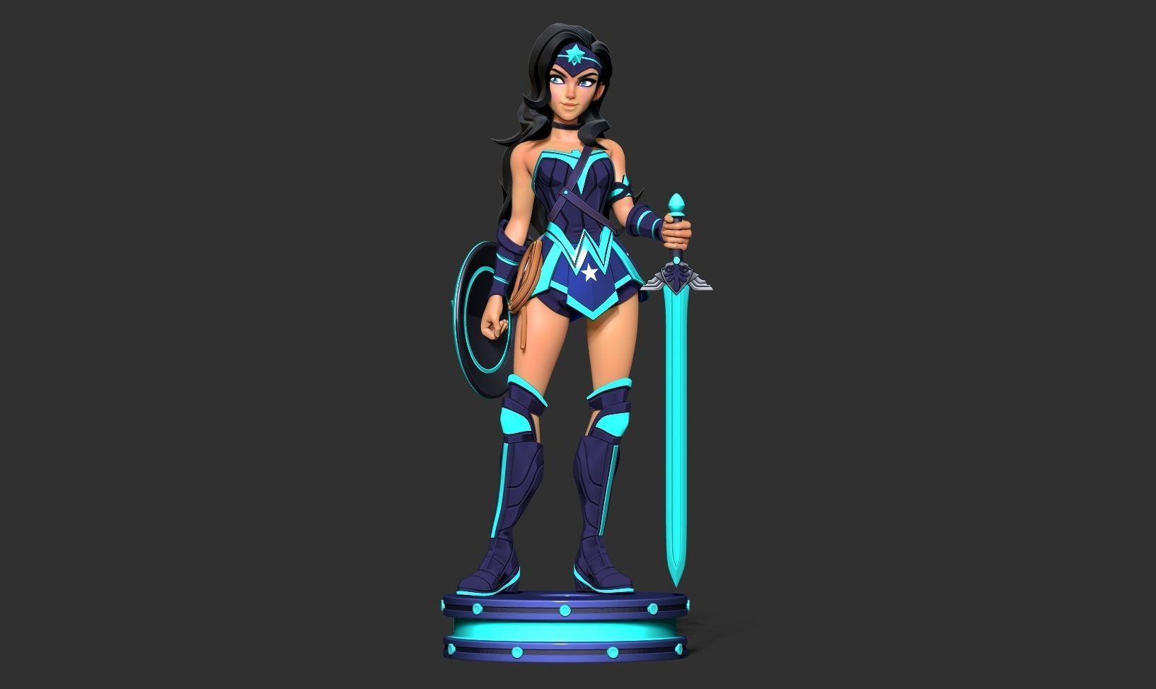 Wonder Woman - MultiVersus Fanart 3D print model_10