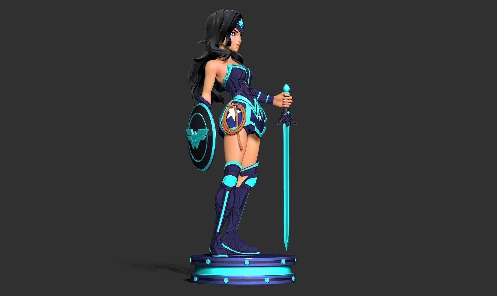Wonder Woman - MultiVersus Fanart 3D print model_14