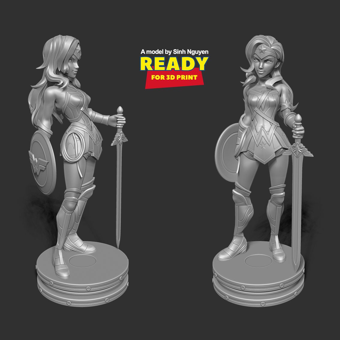 Wonder Woman - MultiVersus Fanart 3D print model_5