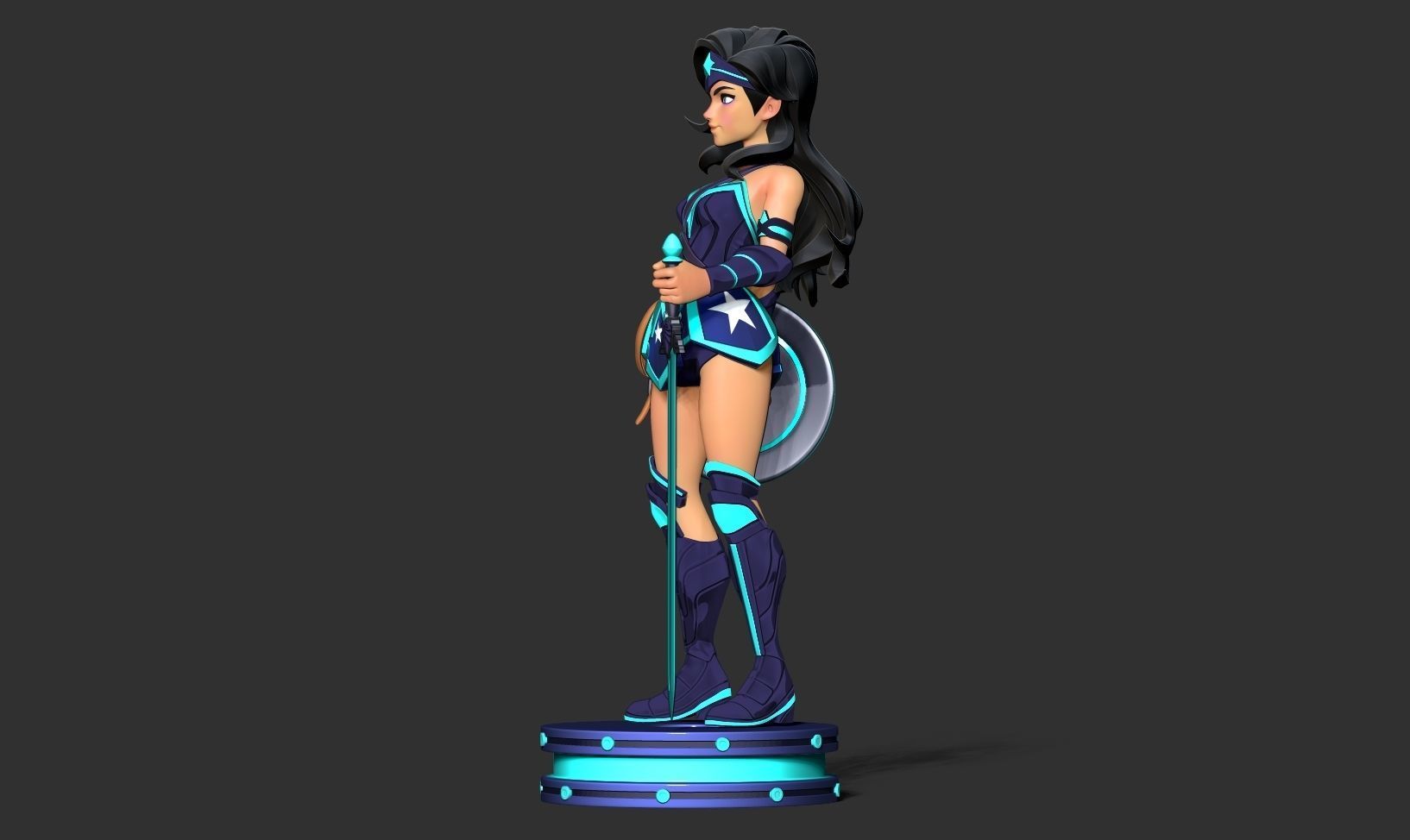 Wonder Woman - MultiVersus Fanart 3D print model_12