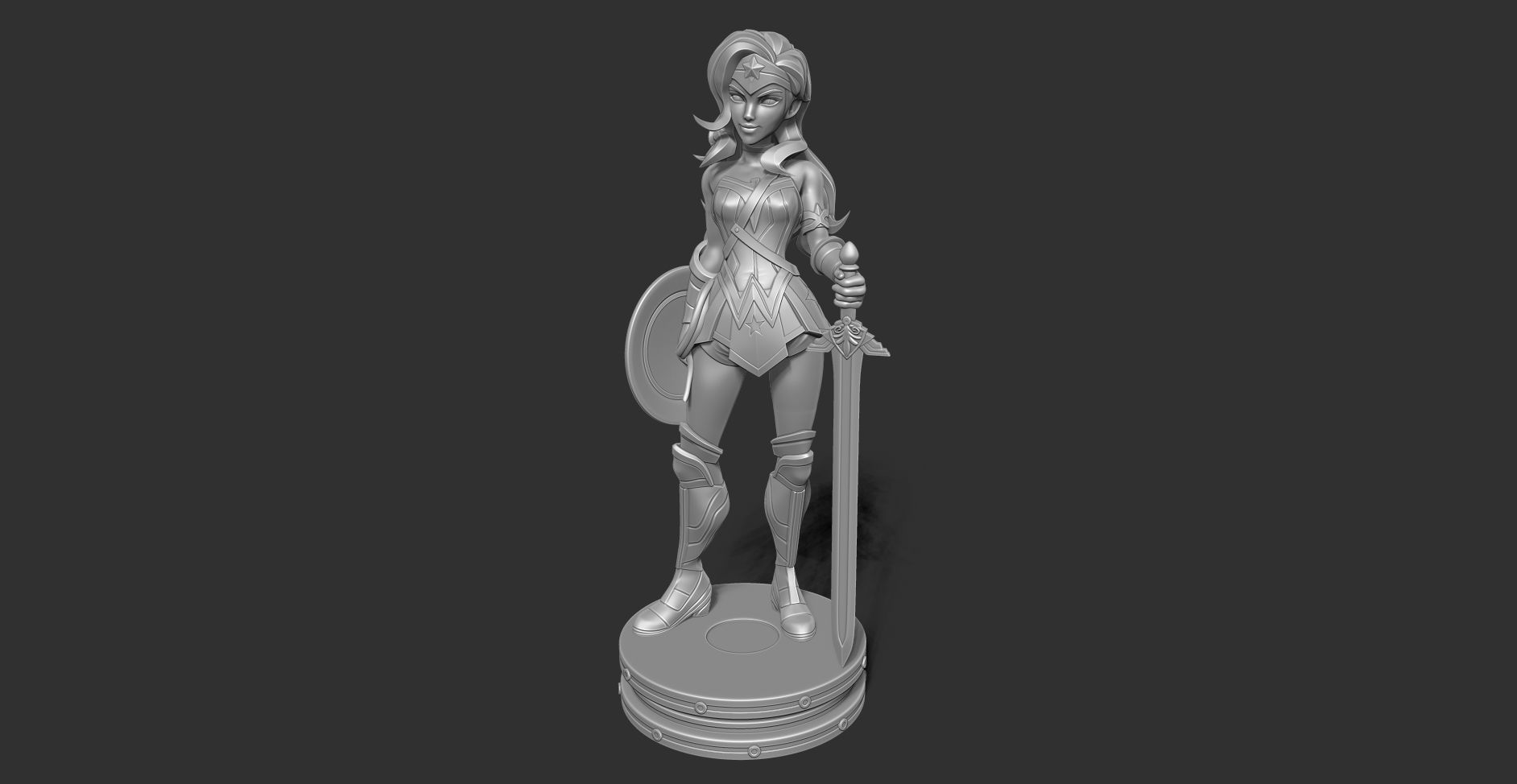 Wonder Woman - MultiVersus Fanart 3D print model_19
