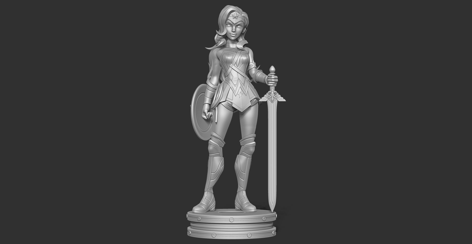 Wonder Woman - MultiVersus Fanart 3D print model_11