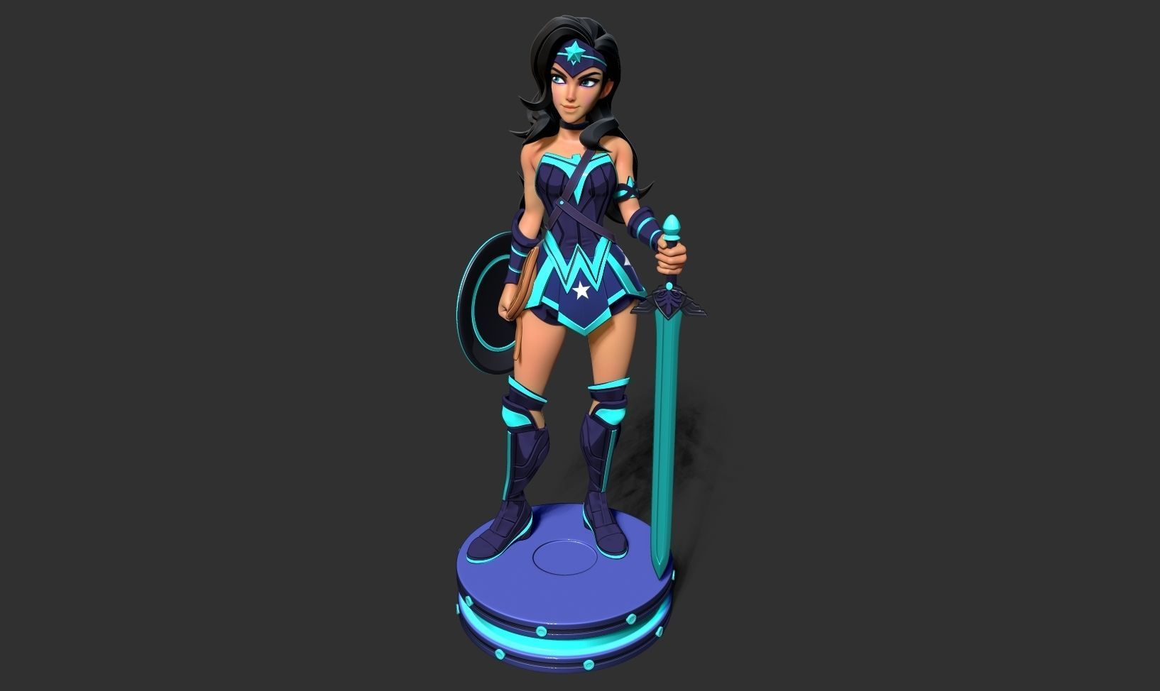 Wonder Woman - MultiVersus Fanart 3D print model_18