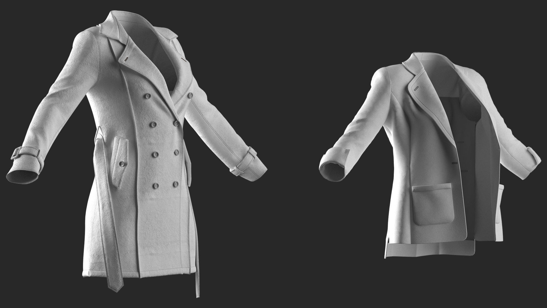 18 Womens Clothes - Vol 3 - Marvelous Designer 3D model_6
