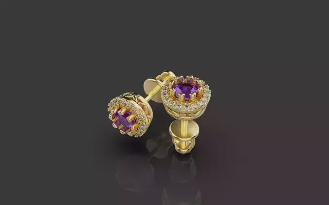 Earring women 0031 3D print model